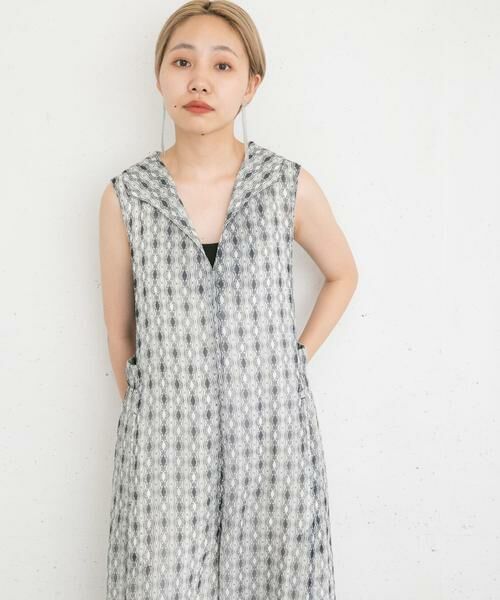 KBF / ケービーエフ サロペット・オールインワン | 楊柳プリントサロペット | 詳細16