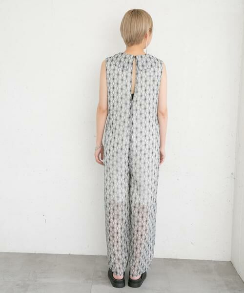 KBF / ケービーエフ サロペット・オールインワン | 楊柳プリントサロペット | 詳細26