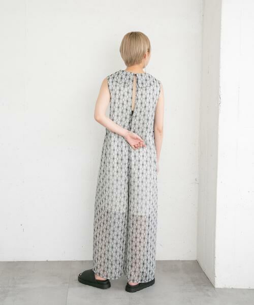 KBF / ケービーエフ サロペット・オールインワン | 楊柳プリントサロペット | 詳細22