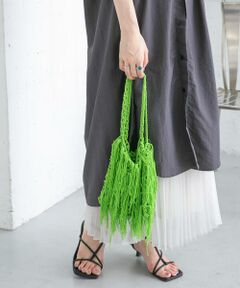 KBF / ケービーエフ ハンドバッグ | フリンジニットBAG