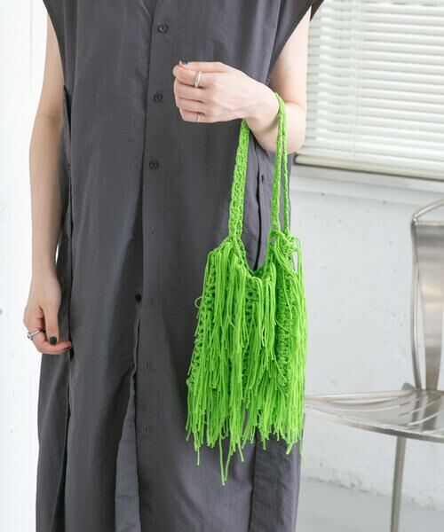 KBF / ケービーエフ ハンドバッグ | フリンジニットBAG | 詳細2
