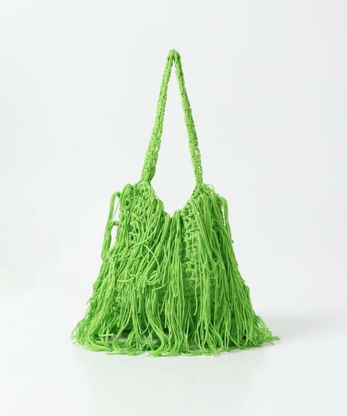 KBF / ケービーエフ ハンドバッグ | フリンジニットBAG | 詳細5