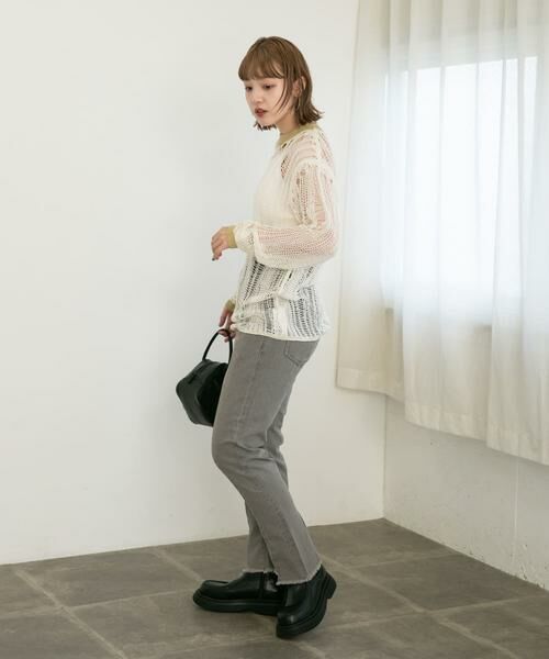 KBF / ケービーエフ ニット・セーター | ランダム透かし編みルーズニット | 詳細24