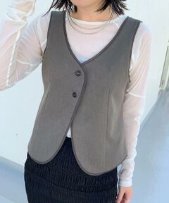 KBF / ケービーエフ ベスト | カットオフデザインベスト