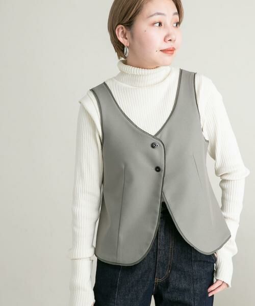 KBF / ケービーエフ ベスト | カットオフデザインベスト(グリーン系その他)