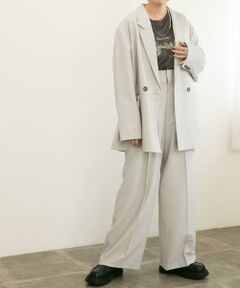 KBF / ケービーエフ その他パンツ | センタープレスハイウエストWIDEパンツ