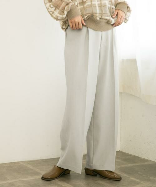 KBF / ケービーエフ その他パンツ | センタープレスハイウエストWIDEパンツ | 詳細10