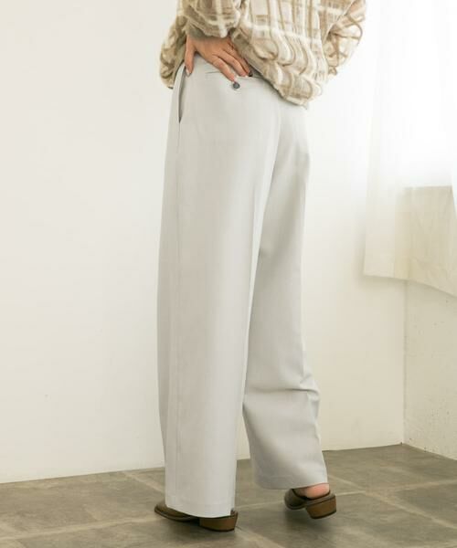 KBF / ケービーエフ その他パンツ | センタープレスハイウエストWIDEパンツ | 詳細12