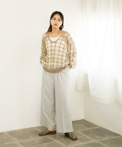 KBF / ケービーエフ その他パンツ | センタープレスハイウエストWIDEパンツ | 詳細13