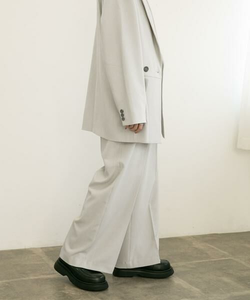 KBF / ケービーエフ その他パンツ | センタープレスハイウエストWIDEパンツ | 詳細2
