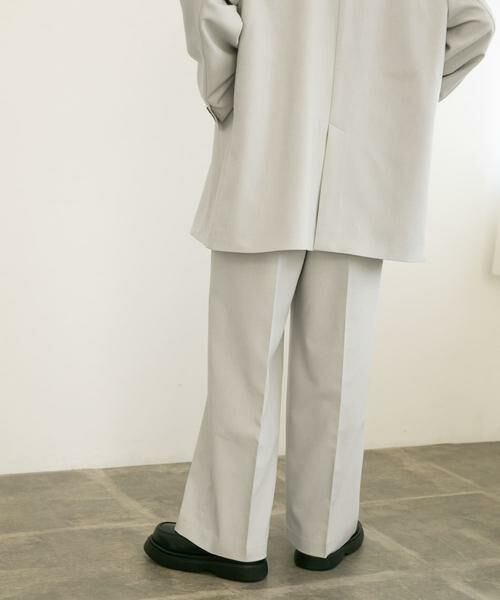 KBF / ケービーエフ その他パンツ | センタープレスハイウエストWIDEパンツ | 詳細4