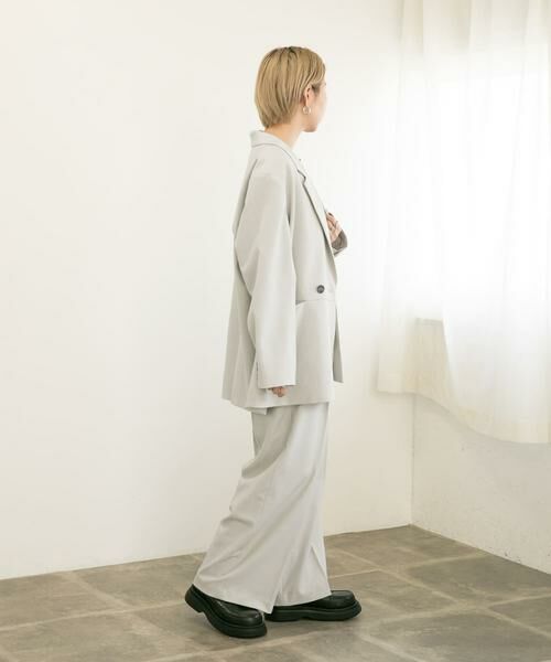 KBF / ケービーエフ その他パンツ | センタープレスハイウエストWIDEパンツ | 詳細7