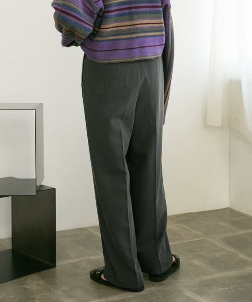 KBF / ケービーエフ その他パンツ | センタープレスハイウエストWIDEパンツ | 詳細28