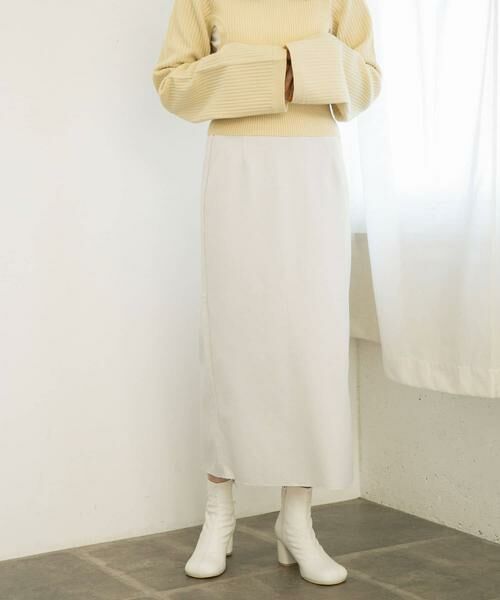 KBF / ケービーエフ スカート | ミニブークレIラインスカート | 詳細1