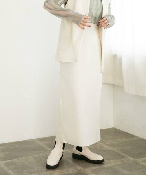 KBF / ケービーエフ スカート | ミニブークレIラインスカート | 詳細10