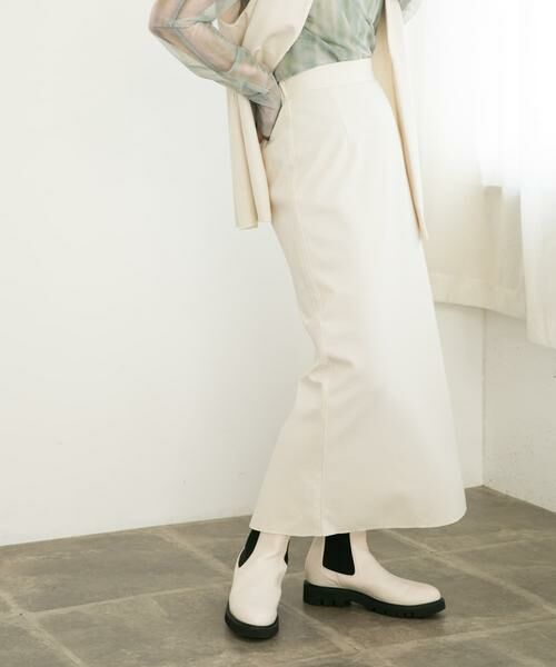 KBF / ケービーエフ スカート | ミニブークレIラインスカート | 詳細11