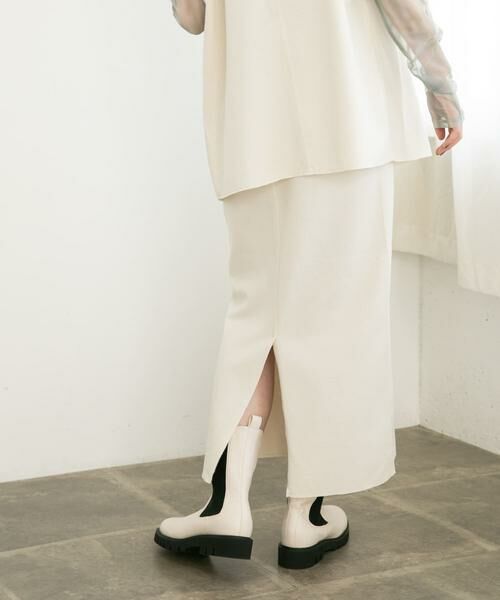 KBF / ケービーエフ スカート | ミニブークレIラインスカート | 詳細12