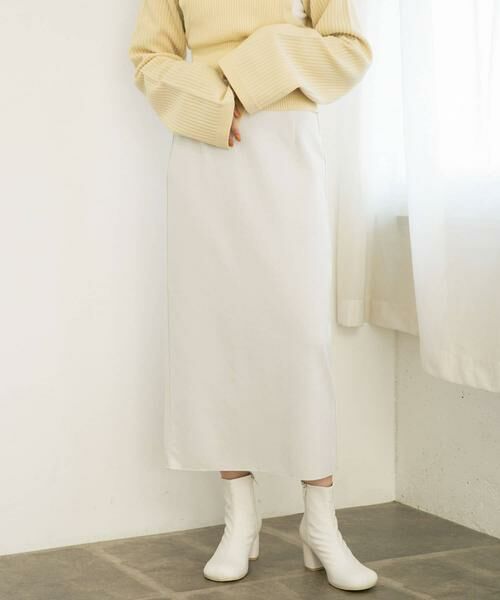 KBF / ケービーエフ スカート | ミニブークレIラインスカート | 詳細2