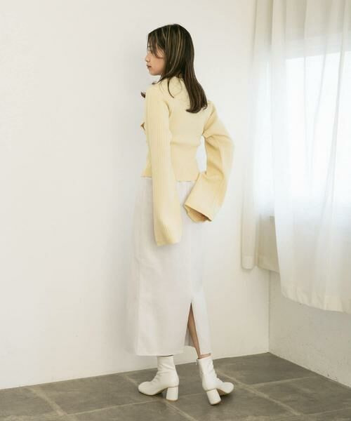 KBF / ケービーエフ スカート | ミニブークレIラインスカート | 詳細7