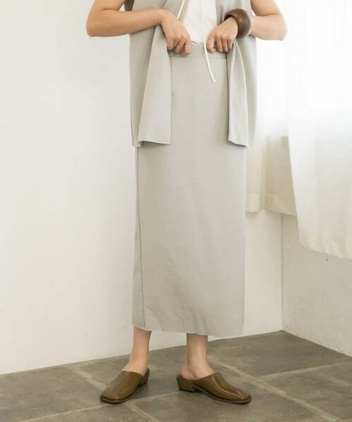 KBF / ケービーエフ スカート | ミニブークレIラインスカート | 詳細16