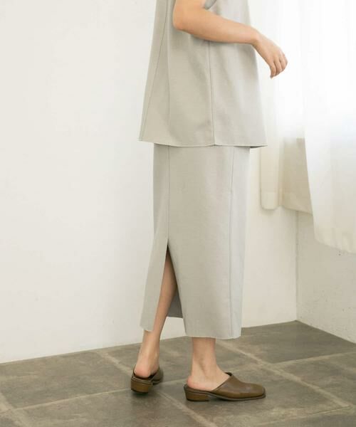 KBF / ケービーエフ スカート | ミニブークレIラインスカート | 詳細17