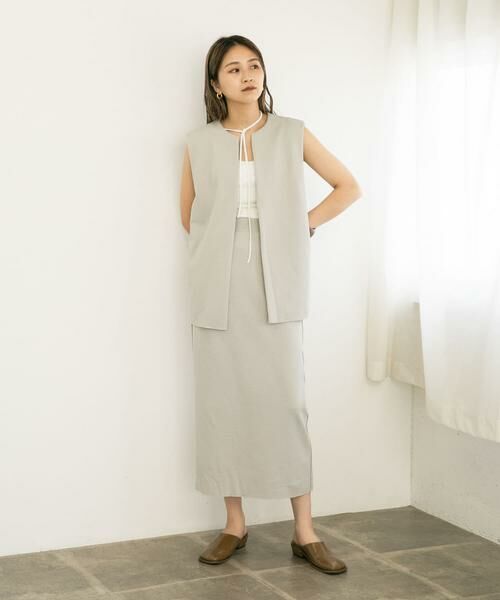 KBF / ケービーエフ スカート | ミニブークレIラインスカート | 詳細20