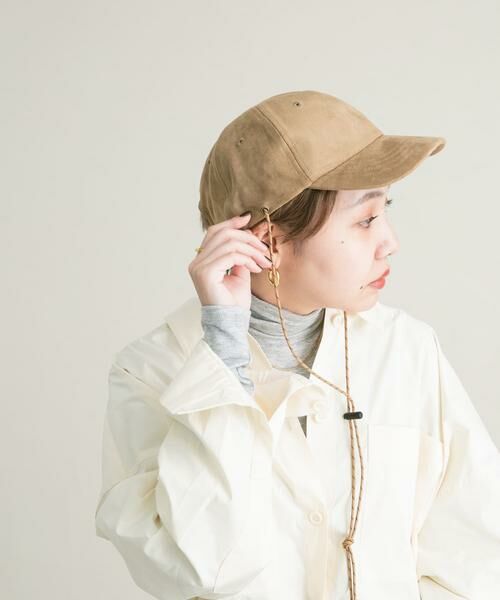 KBF/ケービーエフ ドロストスエードCAP ベージュ one KBF/ケービーエフ ドロストスエードCAP ベージュ one