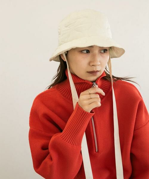 KBF / ケービーエフ ハット | リボン付きキルティングバケットHAT | 詳細14