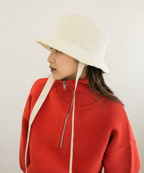 KBF / ケービーエフ ハット | リボン付きキルティングバケットHAT | 詳細15