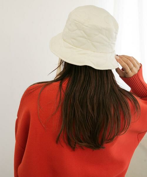 KBF / ケービーエフ ハット | リボン付きキルティングバケットHAT | 詳細16