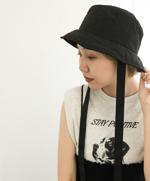 KBF / ケービーエフ ハット | リボン付きキルティングバケットHAT | 詳細20