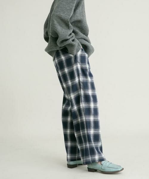 KBF / ケービーエフ その他パンツ | オンブレチェックWIDEパンツ | 詳細4