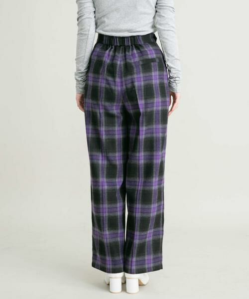KBF / ケービーエフ その他パンツ | オンブレチェックWIDEパンツ | 詳細19