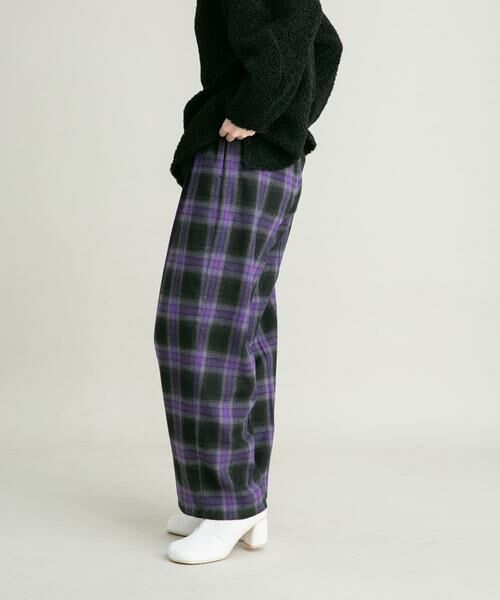 KBF / ケービーエフ その他パンツ | オンブレチェックWIDEパンツ | 詳細12