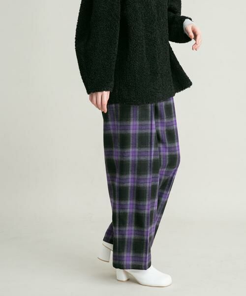 KBF / ケービーエフ その他パンツ | オンブレチェックWIDEパンツ | 詳細13