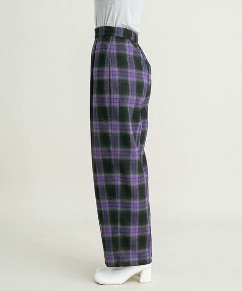 KBF / ケービーエフ その他パンツ | オンブレチェックWIDEパンツ | 詳細18