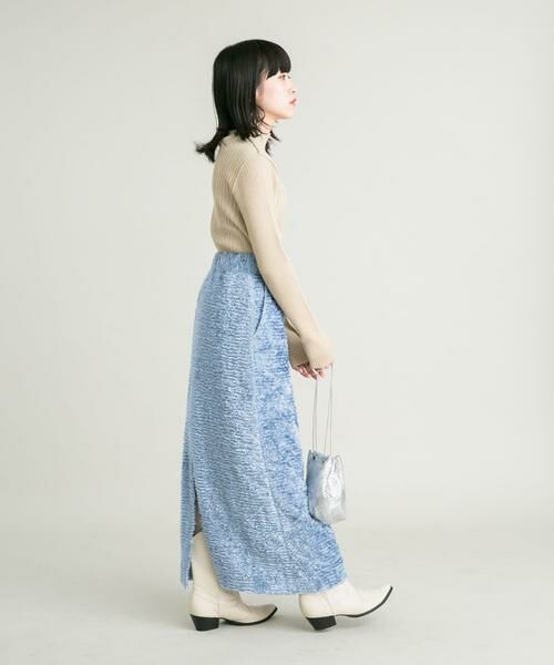 KBF / ケービーエフ スカート | ミニフリンジタイトスカート | 詳細5