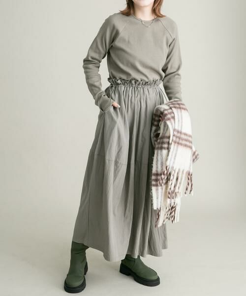 KBF / ケービーエフ マフラー・ショール・スヌード・ストール | BIGフリンジチェックストール | 詳細10