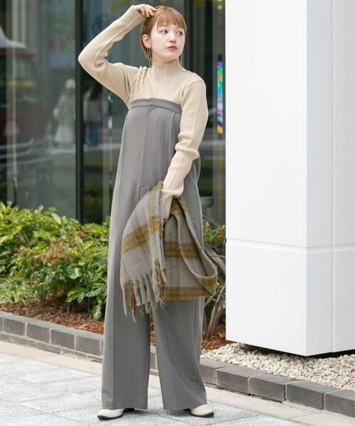 KBF / ケービーエフ マフラー・ショール・スヌード・ストール | BIGフリンジチェックストール | 詳細17