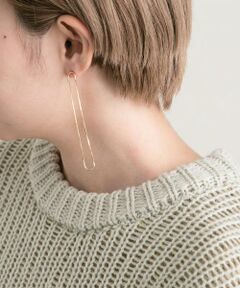 KBF / ケービーエフ ピアス・イヤリング | ロングオーバルチェーンピアス