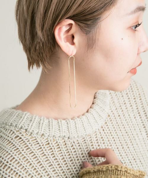 KBF / ケービーエフ ピアス・イヤリング | ロングオーバルチェーンピアス | 詳細2