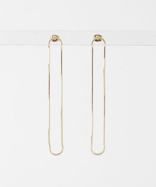 KBF / ケービーエフ ピアス・イヤリング | ロングオーバルチェーンピアス | 詳細4