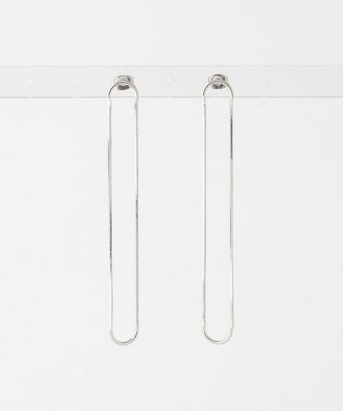 KBF / ケービーエフ ピアス・イヤリング | ロングオーバルチェーンピアス | 詳細8