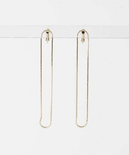 KBF / ケービーエフ ピアス・イヤリング | ロングオーバルチェーンイヤリング | 詳細4