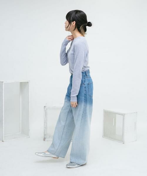 KBF / ケービーエフ Tシャツ | 2WAYフロントスリットカットソー | 詳細9