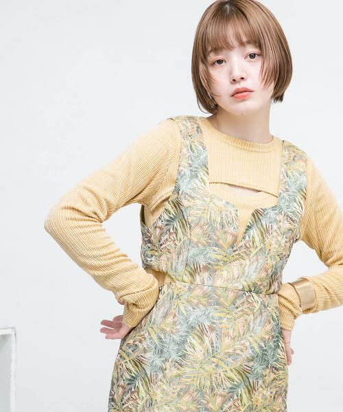 KBF / ケービーエフ Tシャツ | 2WAYフロントスリットカットソー | 詳細17