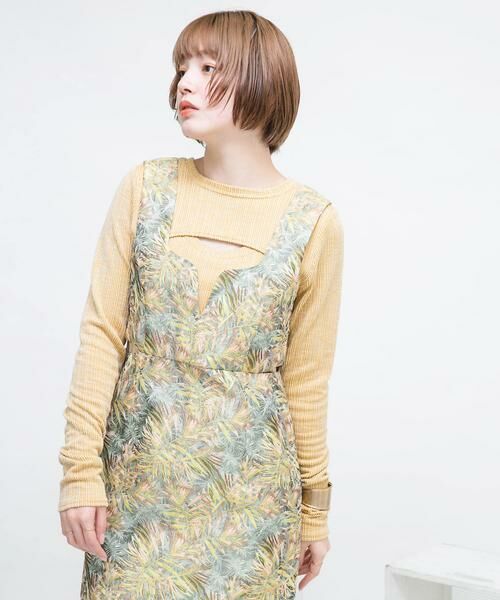 KBF / ケービーエフ Tシャツ | 2WAYフロントスリットカットソー | 詳細18