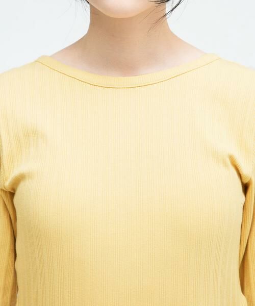 KBF / ケービーエフ Tシャツ | カットアウトリブカットソー | 詳細10