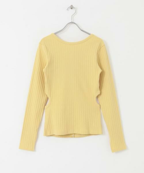 KBF / ケービーエフ Tシャツ | カットアウトリブカットソー | 詳細14