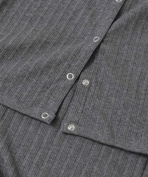 KBF / ケービーエフ Tシャツ | カットアウトリブカットソー | 詳細29